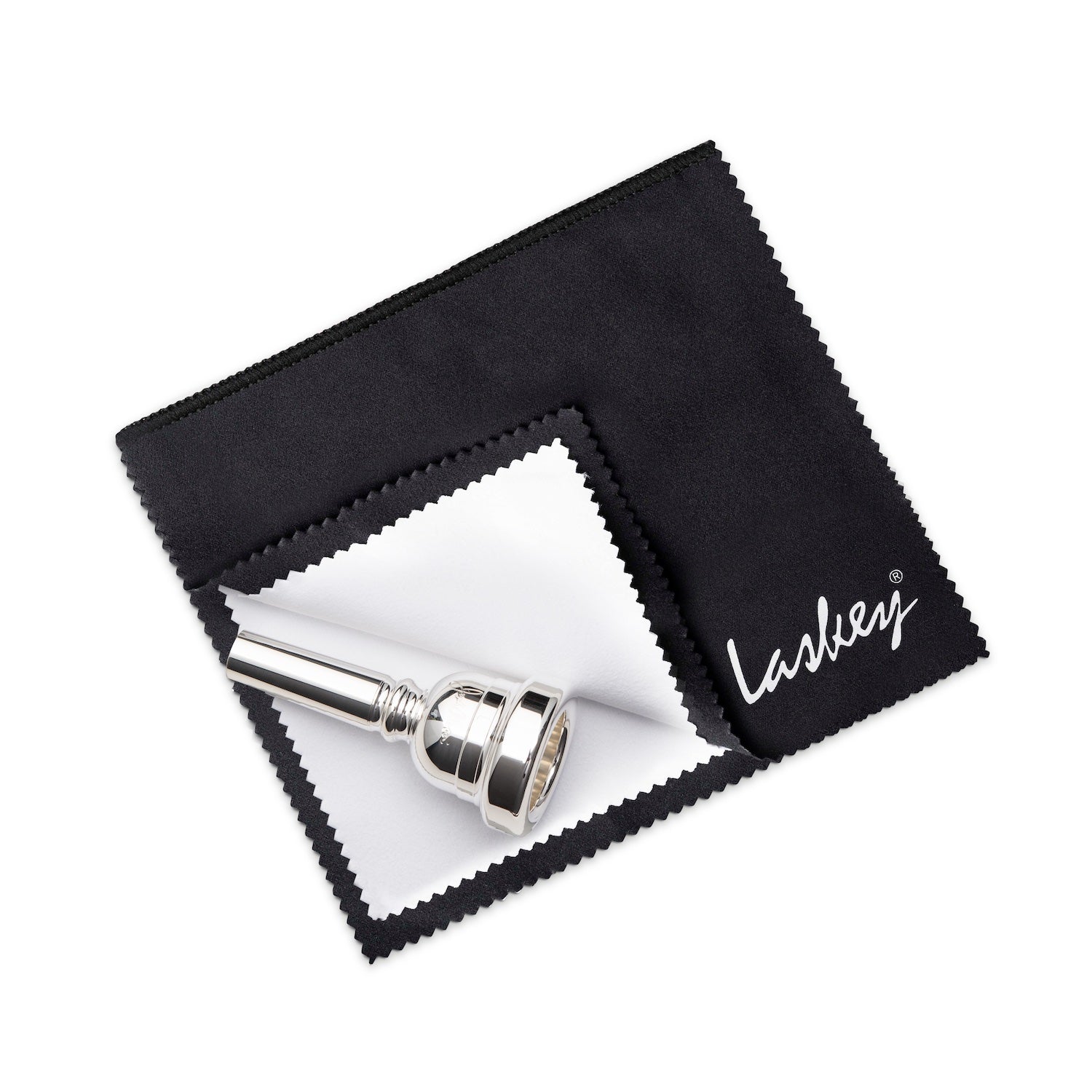 laskey-pre-treated-polishing-cloth-with-alessi-trombone-mouthpiece